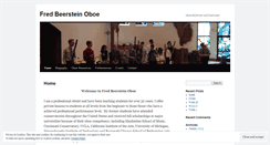 Desktop Screenshot of fredbeersteinoboe.com
